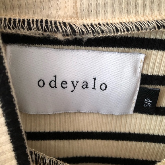Odeyalo ADAMO black and cream mock neck - Picture 3 of 6